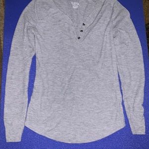 Gray Time and True long sleeve Shirt